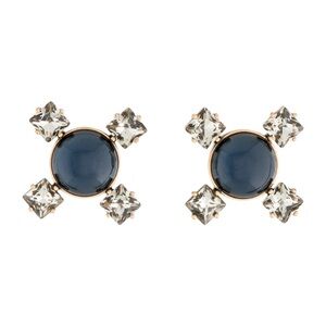 Tory Burch Stone Clip Earrings BNWOT